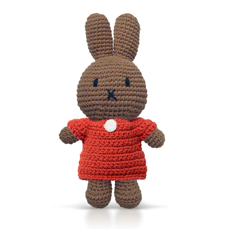 Justdutch nina handgemaakt jurk 0+ Rood